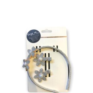 Στεκα ασήμι με λουλούδια