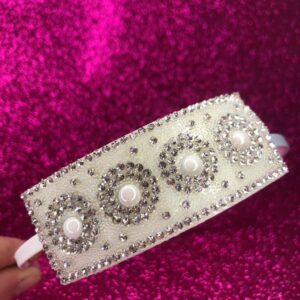 Στέκα παιδική με πέρλα και ζιρκόν( σχέδιο 1 )