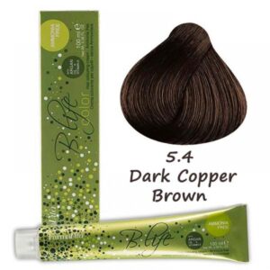 Επαγγελματική βαφή χωρίς Αμμωνία B.Life 100ml 5.4