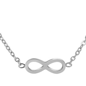 κολιέ ασημή απύρο ατσάλι