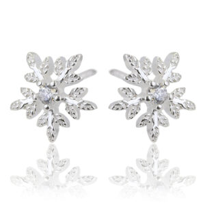 Σκουλαρίκια  σε σχήμα χιόνονιφαδας