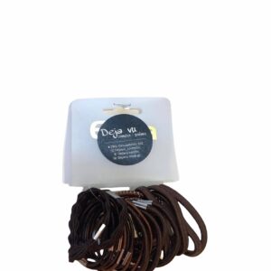 Λαστιχάκια μαλλιών σέτ 24 τμχ Καφέ