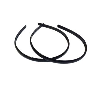 Στέκες κοκκαλινες 2τμχ μαύρα