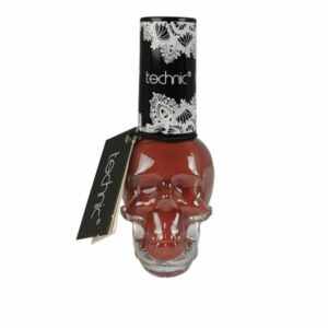 Technic skull nail polish Red