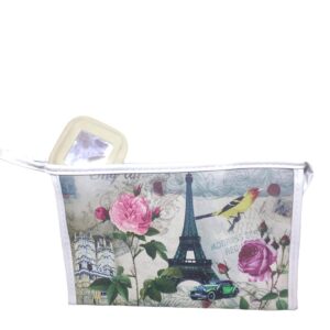 Νεσεσέρ λευκό με σχέδιο Παρίσι και τριαντάφυλλο