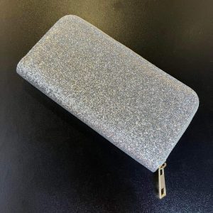 Πορτοφόλι ασημένιο γκλιτερ