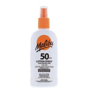 Malibu 50 spf lotion spray 200 ml