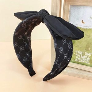 Στέκα μαύρη με μεγάλο φιόγκο