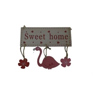 Κρεμαστό ξύλινο διακοσμητικό sweet home