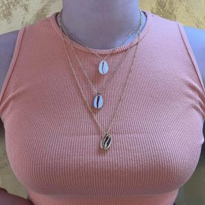 Τριπλή αλυσίδα με κοχύλια