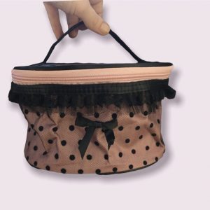 Νεσεσέρ ροζ πουά δαντέλα