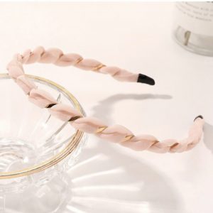 Στέκα ροζ με χρυσή αλυσίδα