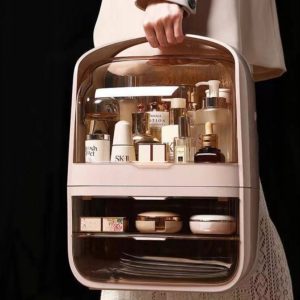 Make up box organize pink 1