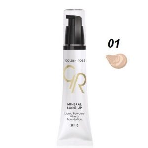 Golden Rose Liquid Powdery Mineral Foundation 01 SPF15 35ml