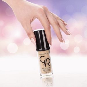 Golden Rose total cover 2 in 1 foundation & concealer spf 15 02 ivory