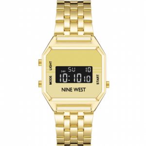NINE WEST Ρολόι σε χρυσό (NW/2658CHGB)