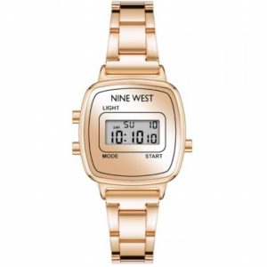 NINE WEST Ρολόι ροζ χρυσό  (NW/2654RGRG)