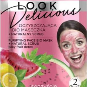 EVELINE Look Delicious Purifying Face Bio Mask Watermelon & Lemon