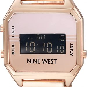NINE WEST Ρολόι σε ροζ χρυσο (NW/2658RGRG)