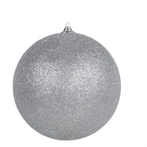 Μπάλες GLITTER 6ΤΕΜ Φ7cm Ασιμη