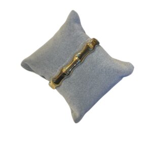 Χειροπεδα χρυσή μπαμπού τυρκουαζ ατσαλι