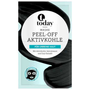 Today μάσκα peel-off με άνθρακα 2x7.5ml=15ml γερμανικό προιον
