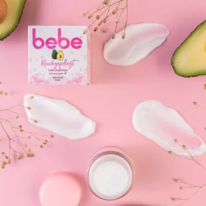 bebe ® Εντατική φροντίδα για ξηρό δέρμα με έλαιο αβοκάντο και βούτυρο καριτέ