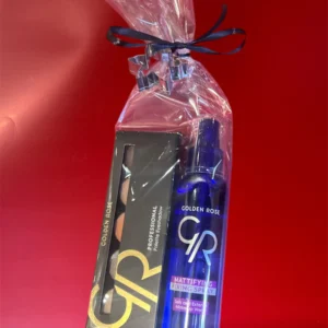 Σετ golden rose fixing spray & palette eyeshadow