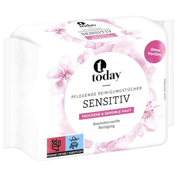 Today μαντιλακια ντεμακιαζ για ξηρό και ευαίσθητο δέρμα