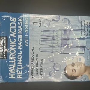 Hyaluronic acid retinol face mask 1 mask