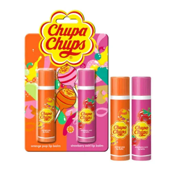 Chupa Chups - Lip Balm "Orange & Strawberry"